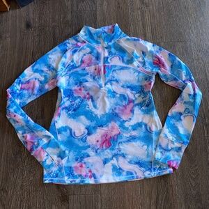 DSG girls size large zip pullover